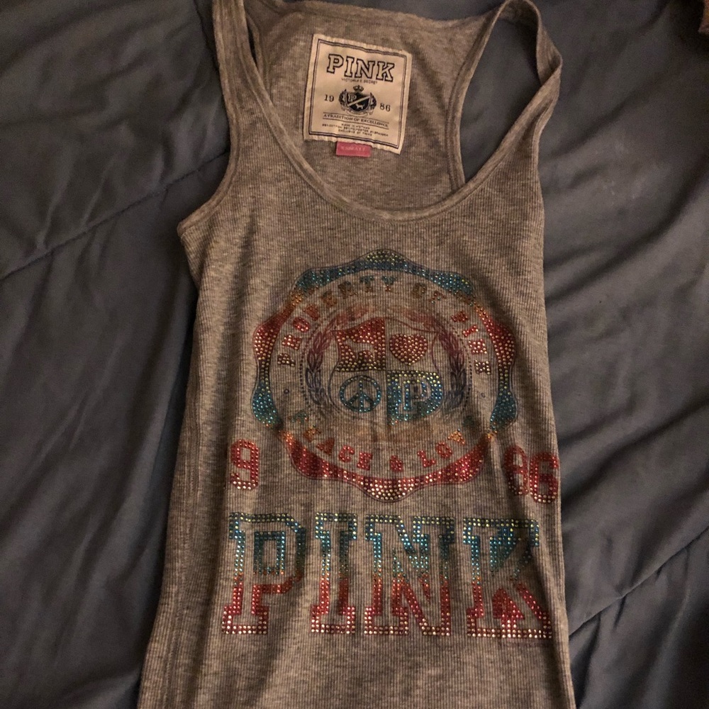 Victoria secret pink tank top and shorts